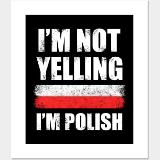 Im not yelling, Im Polish - Poland Posters and Art